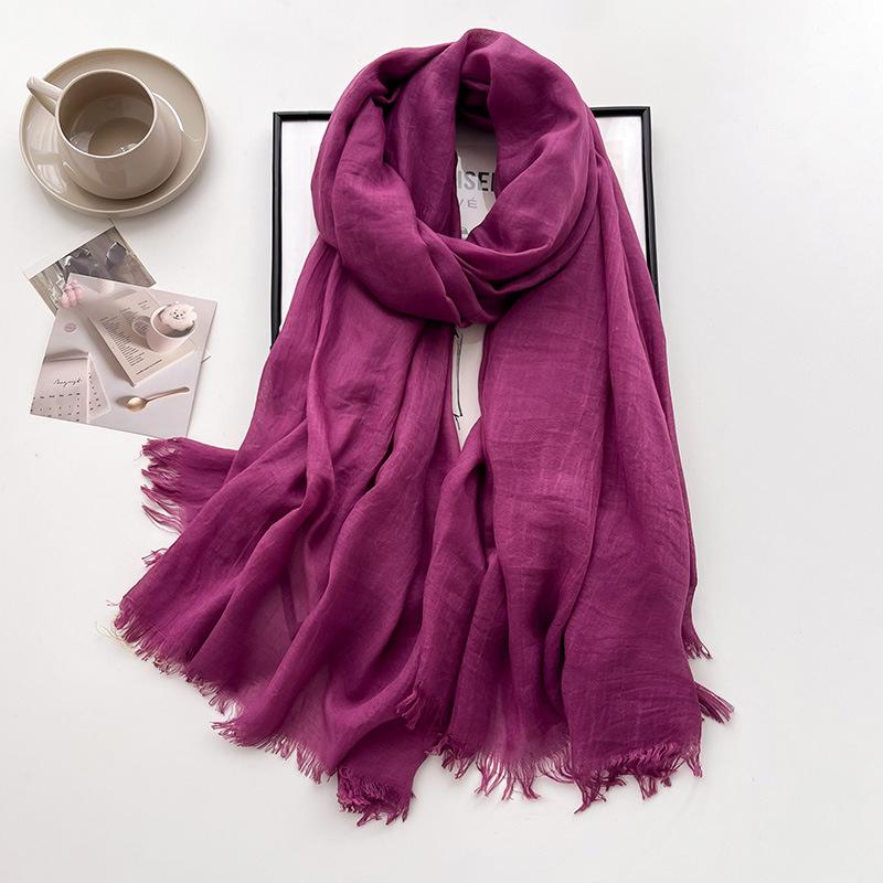 New Ramadan Big Size Women High Quality Muslim Hijabs Plain Solid Color Scarf Shawls Lady Wraps Headwear Pashmina