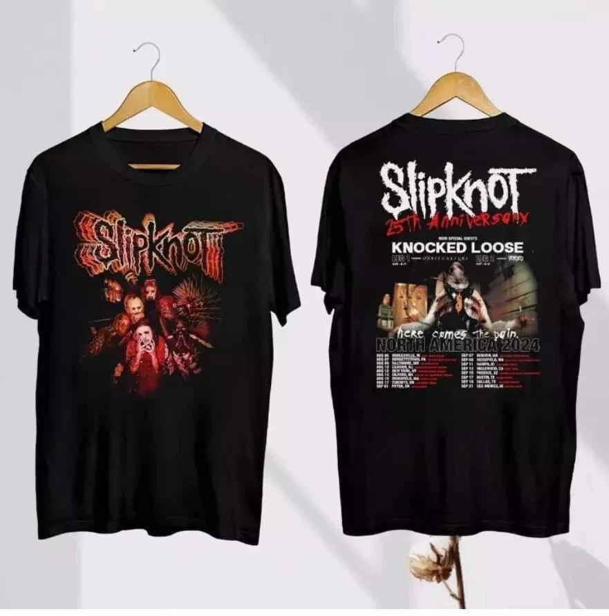 slipknot Here Comes The Pain Tour 2024 Shirt, Slipknot 2024 Tour Merch