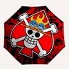 1pc One Piece Logo Automatic Umbrella with Folding feature - Compact Travel Umbrella, Perfect Gift for Birthday, Christmas, 023