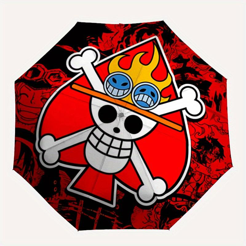 Автоматический зонт-трость с логотипом One Piece, складной - Дорожный зонт, идеальный подарок на день рождения, Рождество a0827023