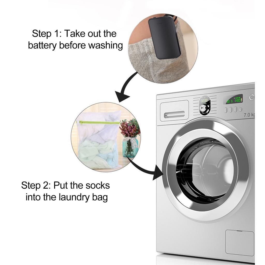 Носки с интеллектуальным подогревом Shaking Control, длинные, для езды на открытом воздухе, для катания на лыжах, с электрическим подогревом