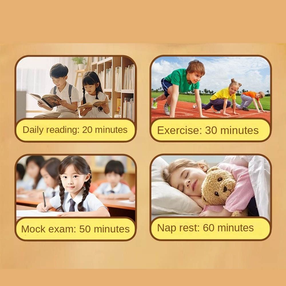 Time Management Visual Timer Silent Kitchen Cooking Timer Multi Functional Countdown Clock Home