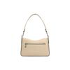 Coach Soft Tabby 26 Solid Color Quilted Stripe Logo Zipper Bag Women Handbags Ivory C4823-LHVT5