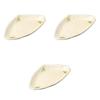 Set of 3 Yellow Glazed Oribe Nagashi Triangular Plates X 13 X Irregular Shape Ceramic Setomonohonpo 7.5cm [22.5 2.5cm] Plates, Reinforced,