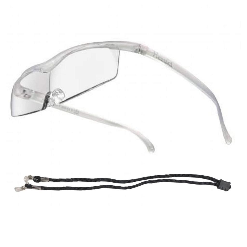 Компактная увеличительная линза Hazuki Hazuki с прозрачными линзами 9. В комплекте ремешок для ношения на шее. Подарок на день рождения. Увеличение 1,6x. (все цвета) (жемчужный)