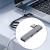 USB 3.0-концентратор, USB-разветвитель, адаптер USB-2 Type-C+USB с высокоскоростной передачей данных для Windows, Mac OS, Linux и Android.