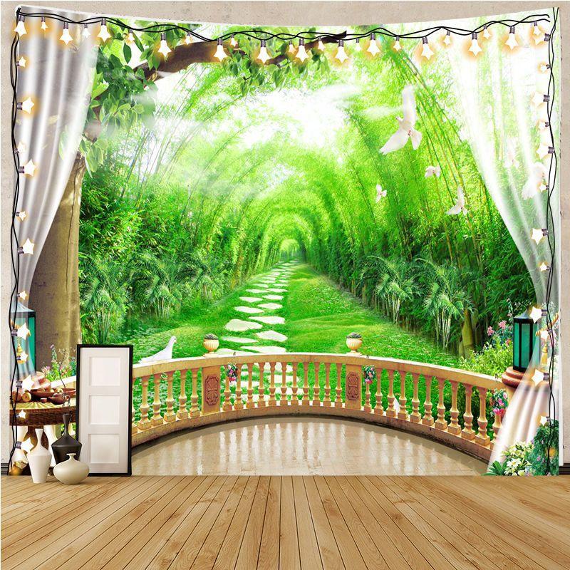 Гобелен в европейском стиле, подвесная ткань, настенное украшение, тканевый фон, тканевое покрытие для спальни, гостиной