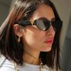 Luxury Glamour Women Brand Sunglasses Fashion V Designer Glasses Cat Eye Stylish Ladies Eyewear Uv400
