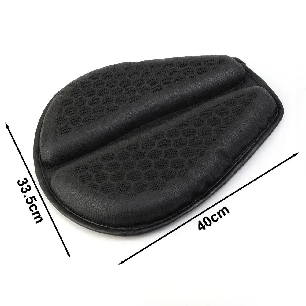 Motorcycle Seat Pad 3D Honeycomb Summer Heat Insulation Breathable Motorcycle Gel Cushion Modification Saddle Anti Shock Cushion