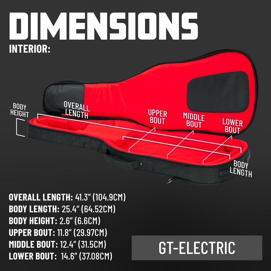 Чехол для электрогитары GATOR Gator Transit Series Charcoal Black GT-ELECTRIC-BLK []
