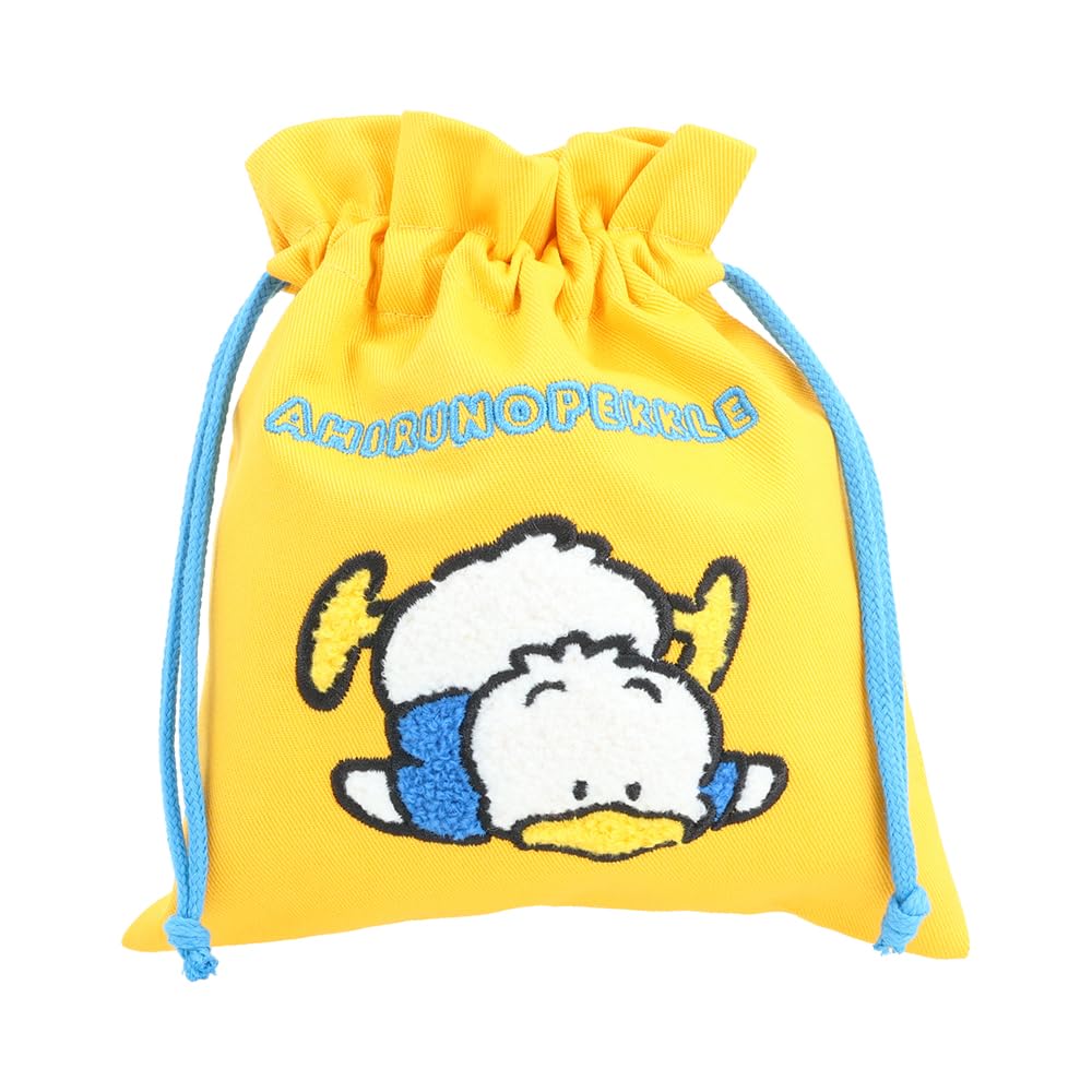 Sunstar Stationery Утенок Пеккл Персонажи Sanrio Товар Мешок-мешок с вышивкой Сагара S2340836