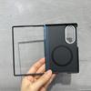 Высококачественный магнитный чехол из ПК с рисунком под карбон 1500D для Samsung Galaxy Z Fold 8, чехол-скин из кевлара, покрытие для беспроводной зарядки