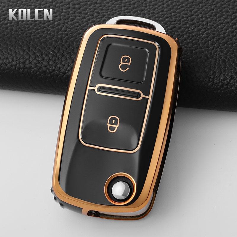 ТПУ Чехол для Автомобильного Ключа Для Vw Volkswagen Polo Tiguan Passat B5 B6 B7 Golf 4 5 6 Mk6 Jetta Lavida Skoda Octavia Seat Leon Altea
