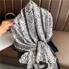 Rose Luxury Scarf Printing with Goods New Silk Scarf Long Large Size Travel Shawl Sunscreen