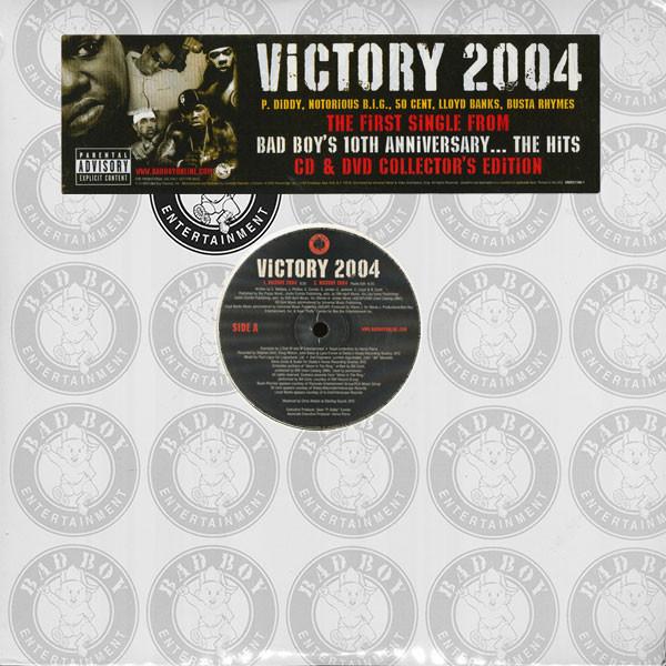 12-дюймовая пластинка P. ДИДДИ NOTORIOUS B.I.G. 50 CENT Победа 2004 UNIR211861PROMO Bad Boy Enterta 2004 США Рэп Хип-Хоп R&B Б/у