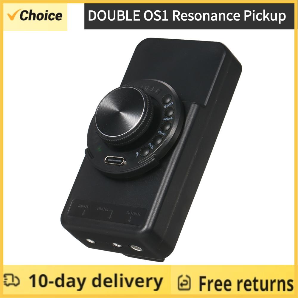 DOUBLE OS1 Резонансный звукосниматель Встроенный предусилитель SFT Same Frequency Trans Гитарный предусилитель Система с реверберацией, хорусом и задержкой