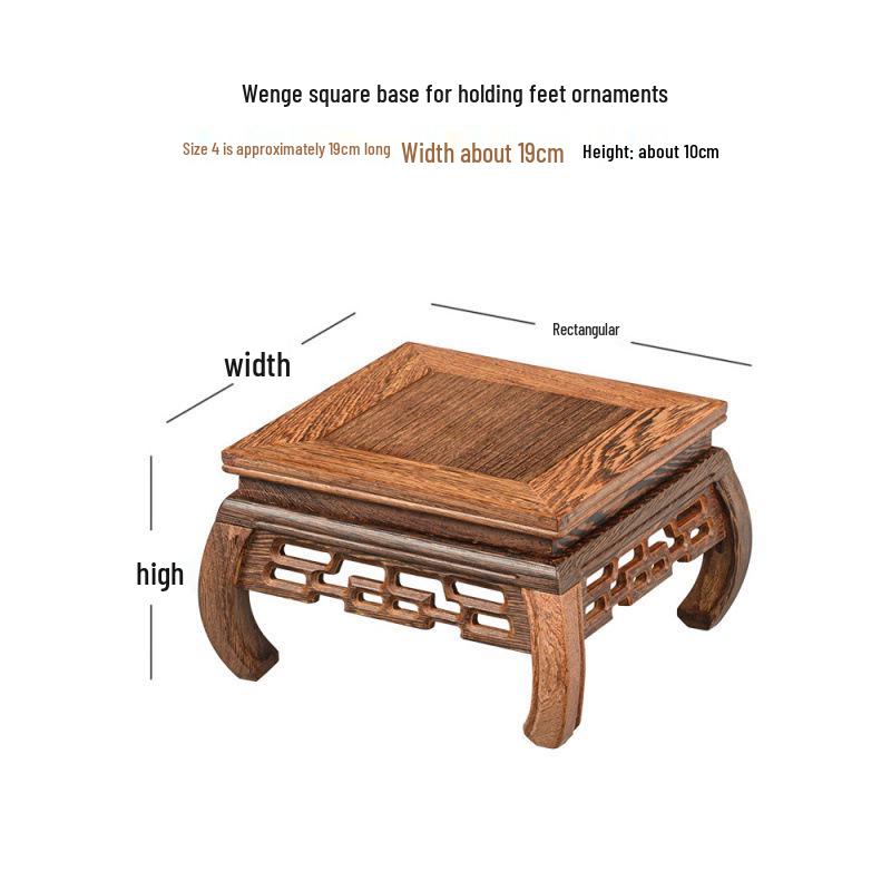 Венге и палисандр основа из массива дерева для поделок: Ваза, Кашпо из камня, Бонсай, Статуэтка Будды, Подставка для чайника