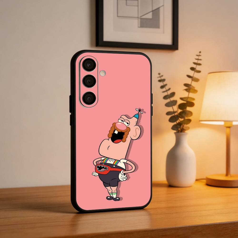 Смешной чехол для телефона Дядя U-Дедушка G для Samsung A73,72,71,53,52,51,22,91,80, Мягкая черная крышка