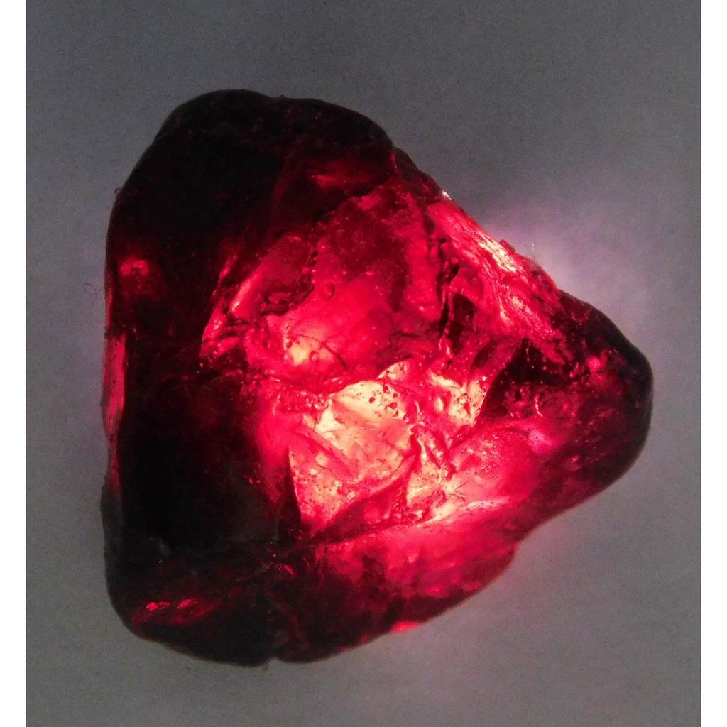 Natural Ruby Red 32.80 Ct Earth Mined Huge Size Rough CERTIFIED Loose Gemstone.