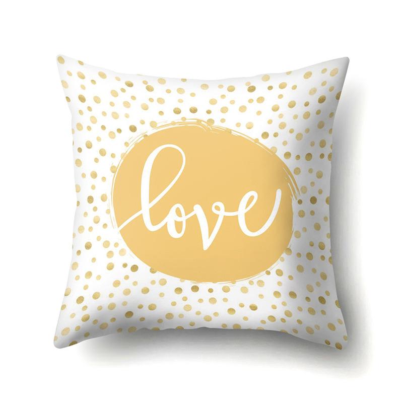 Polyester Pillowcase Automobile Decoration Home Printed Pillowcase