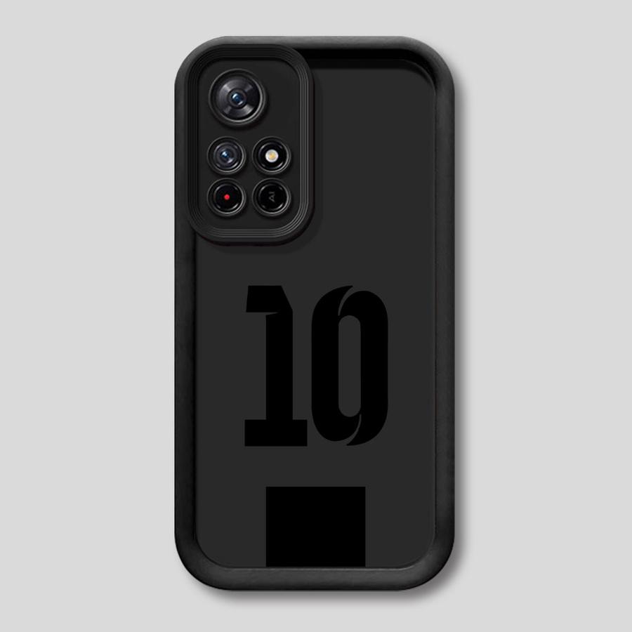 Мягкий чехол для телефона Xiaomi Redmi Note 13 14 Pro Plus 10 11 12 Pro 12s 11s Футбольный номер