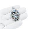 Natural Labradorite Pendant, 925 Sterling Silver Jewelry, Fire Gemstone Pendant, Gift for Mother