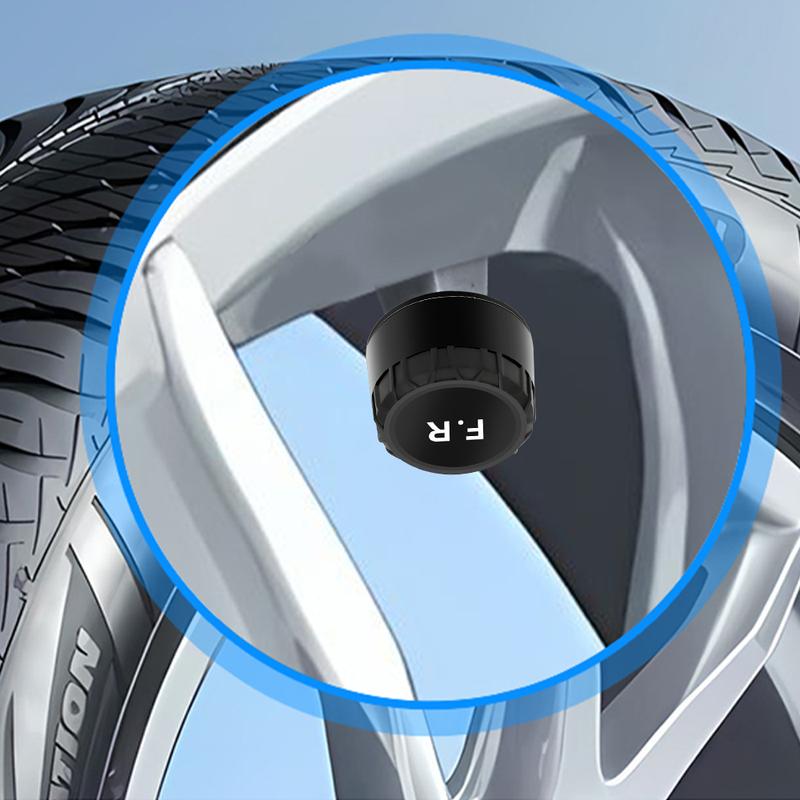 Автомобильная система контроля давления в шинах TPMS USB IP67 водонепроницаемая с 4 внешними датчиками поддержка беспроводной передачи данных Android