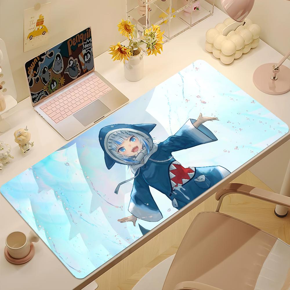 Hololive Gawr Gura Singer Erotic Bust Mouse Pad Nonslip Thickened MousePad Student Gaming Cushion Large Writing Lockedge Office
