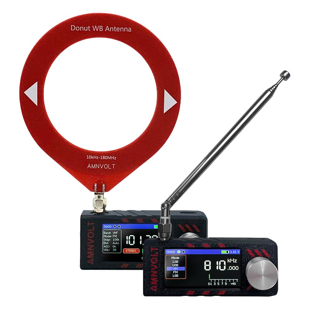 SI4732 LSB USB AM FM FM/AM Радио 1,9-дюймовый IPS-экран КВ СВ ДВ УКВ Радио с антенной Портативное радио DSP Радио