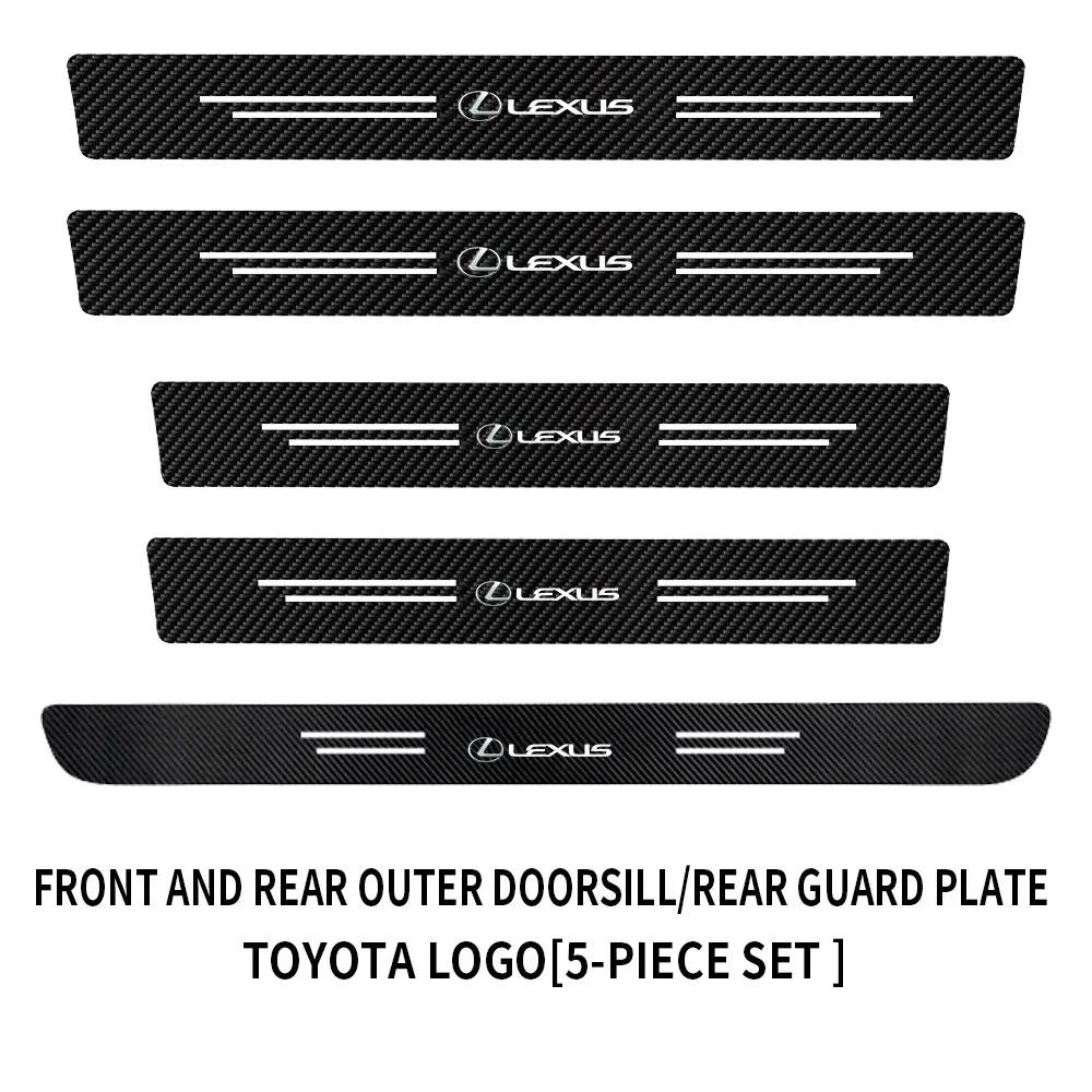 Наклейки на задний багажник автомобиля, полоски на пороги, противоцарапающая наклейка для Lexus RX350 IS300 ES350 IS250 CT200H NX GS350 NX200T ES250