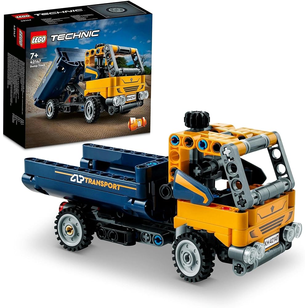 LEGO Technic Dump Truck Toy Building Set for Kids 7-9 Years Old Vehicle Model 42147