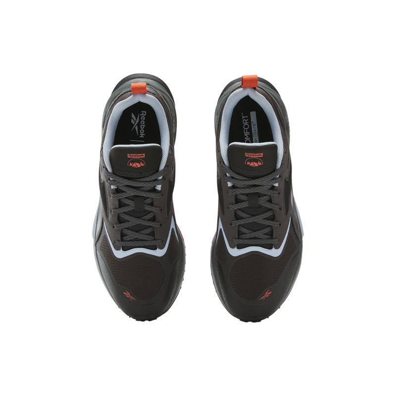 Reebok Нескользящие, износостойкие, дышащие повседневные кроссовки с низким верхом для города, для бега, женские черно-синие кроссовки 100209971