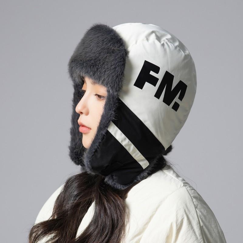 Unisex Winter Warm Fleece-lined Windproof Beanie Hat With Ear Flaps Cycling Skiing Outdoor Use