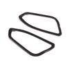For BMW 1 2 Series F20 F21 F22 F23 2012-2018 ABS Carbon Fiber Texture 2pcs Car Interior Front Door Handle Bowl Frame Cover Trim