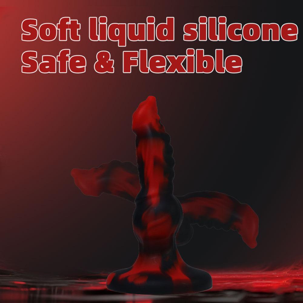 Реалистичный силиконовый дилдо для женщин, текстурированный стимулятор точки G с реалистичными венами, гибкая секс-игрушка, которую можно сгибать, для сольного удовольствия и игр в паре