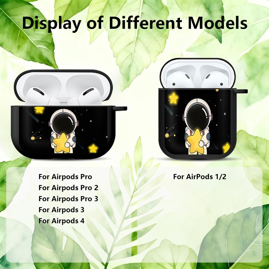 Милый Чехол с Принтом Астронавта для Airpods 2 Pro 4 Pro3 1 Pro2 3 Чехлы для Наушников Обложка