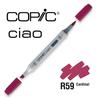 Alcohol Marker - COPIC - Ciao - Red R59 Cardinal - Broad and Brush Tip - Refillable