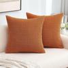 Nordic Corduroy Throw Pillow - Modern Sofa Cushion with Corn Kernel Design