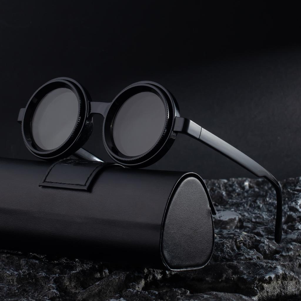 Солнцезащитные очки 360 ° New ND с регулировкой, унисекс, поляризованные+вращающиеся, устойчивые к УФ-лучам, высококачественная ПК-оправа, очки с зумом