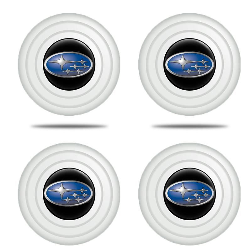 Car Silicone Door Shock Stickers Absorber Soundproof Buffer Pier for Subaru Impreza Forester Tribeca XV BRZ car styling auto VV777