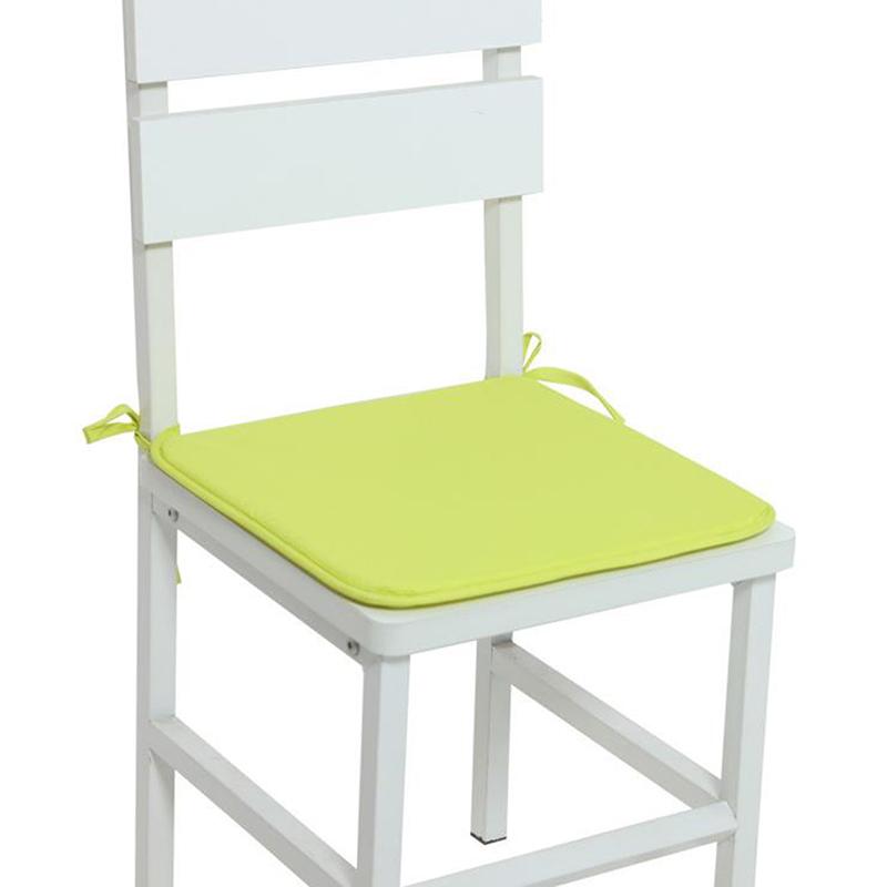 Мягкая подушка для офисного стула для сада, внутреннего обеденного сиденья, подушка для сиденья, завязывающаяся на квадратной пене для патио