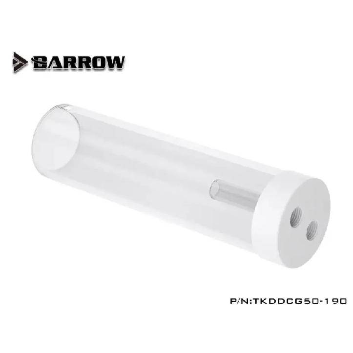 Barrow 50mm Diameter Acrylic Cylindrical Tank Transparent Wall 60/90/140/190/240mm Length Water Cooling Reservoir DDC/TKDDCG50