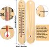 Wall Thermometer Indoor Large Outdoor Thermometers for Patio Double Scales Thermometer for Temperature Home Pool Office Warehouse
