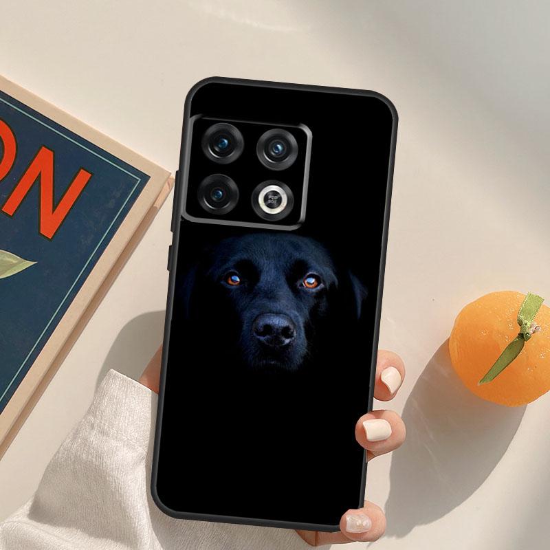 Black labrador retriever Animal Dog Case For OnePlus 12R 13R 13T 10R 15 13 12 11 10T 8T Nord CE 4 3 2 Lite N20 N30 Nord 5 Cover