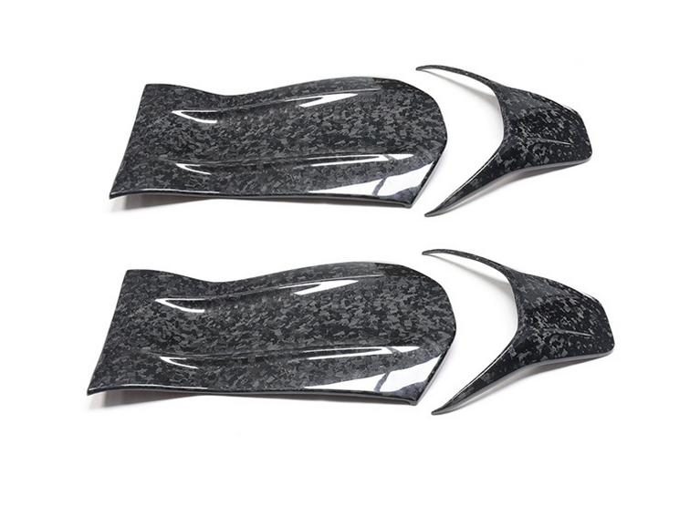 Наклейка на спинку сиденья из сухого углеволокна для Mercedes-Benz C63, GT CLA, GLA, A45, E63 AMG