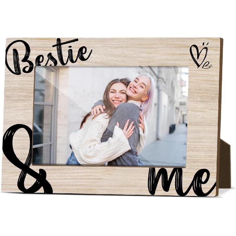 Godmother Frame Wooden Picture Frames 4x6 Picture Display for Desk Godparents Gifts for Baptism Horizontal Pictures Frames Small Photo Display God