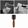 Carving Hammer for Leatherwork, Nylon Tool with Wooden Grip Crafting