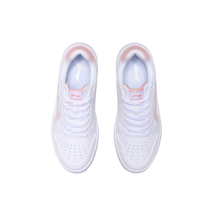 Li Ning Скользящая лодка Нескользящие, Износостойкие, Легкие, Дышащие Низкие Скейтбордические кроссовки Женские AGCQ578-3