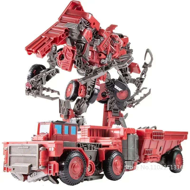 AOYI 8 IN 1 Oversize Devastator Transformation Toys Boy Anime Hook Action Figures Robot Car Engineering Vehicle Model Kids 48cm