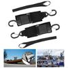 2 Pieces Boat Trailer Transom Straps with Hooks Auxiliary Belt Sturdy Construction Easy To